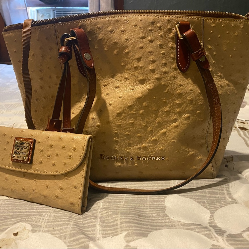 Dooney & Bourke bag with matching wallet